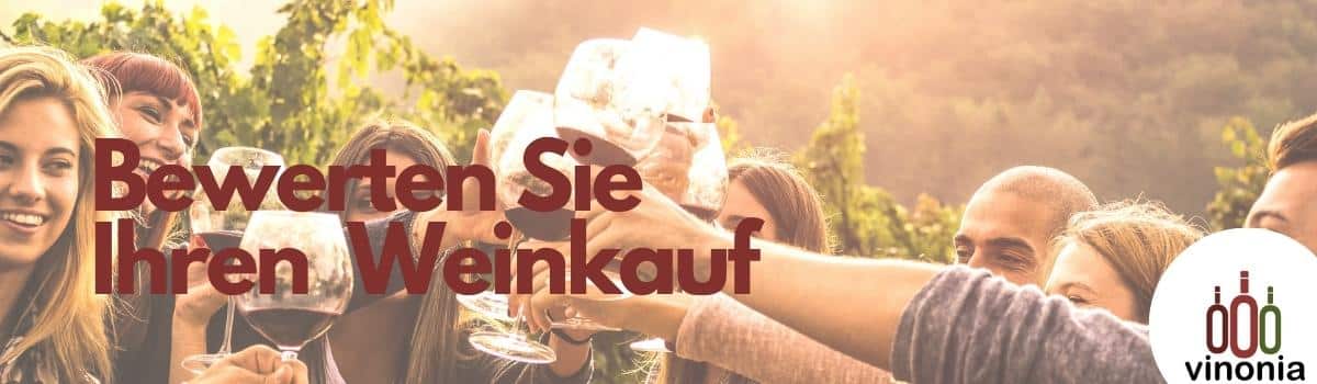 Bewerten Sie Ihren Weinkauf auf VINONIA