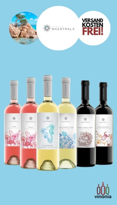 Weinpaket Urlaubsgrüße aus Sardinien von Tenute Maestrale kaufen