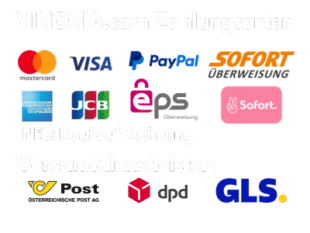 Zahlungsarten und Versanddienstleister VINONIA.com
